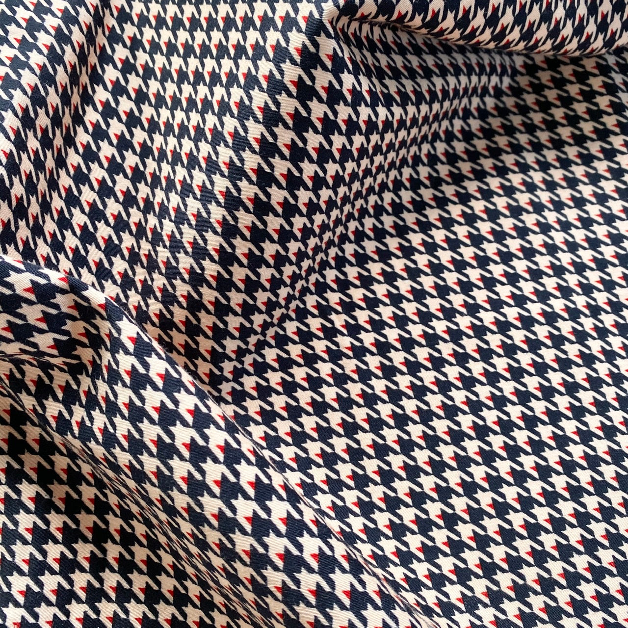 Vico Sateen Spandex | Houndstooth Colour