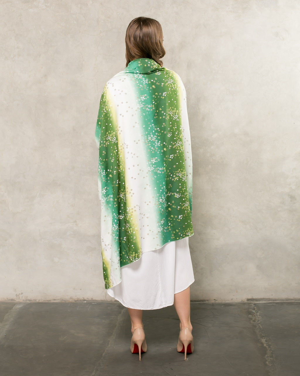 Rayon Broken Sateen | Bunga Gradasi (Japan Flower)