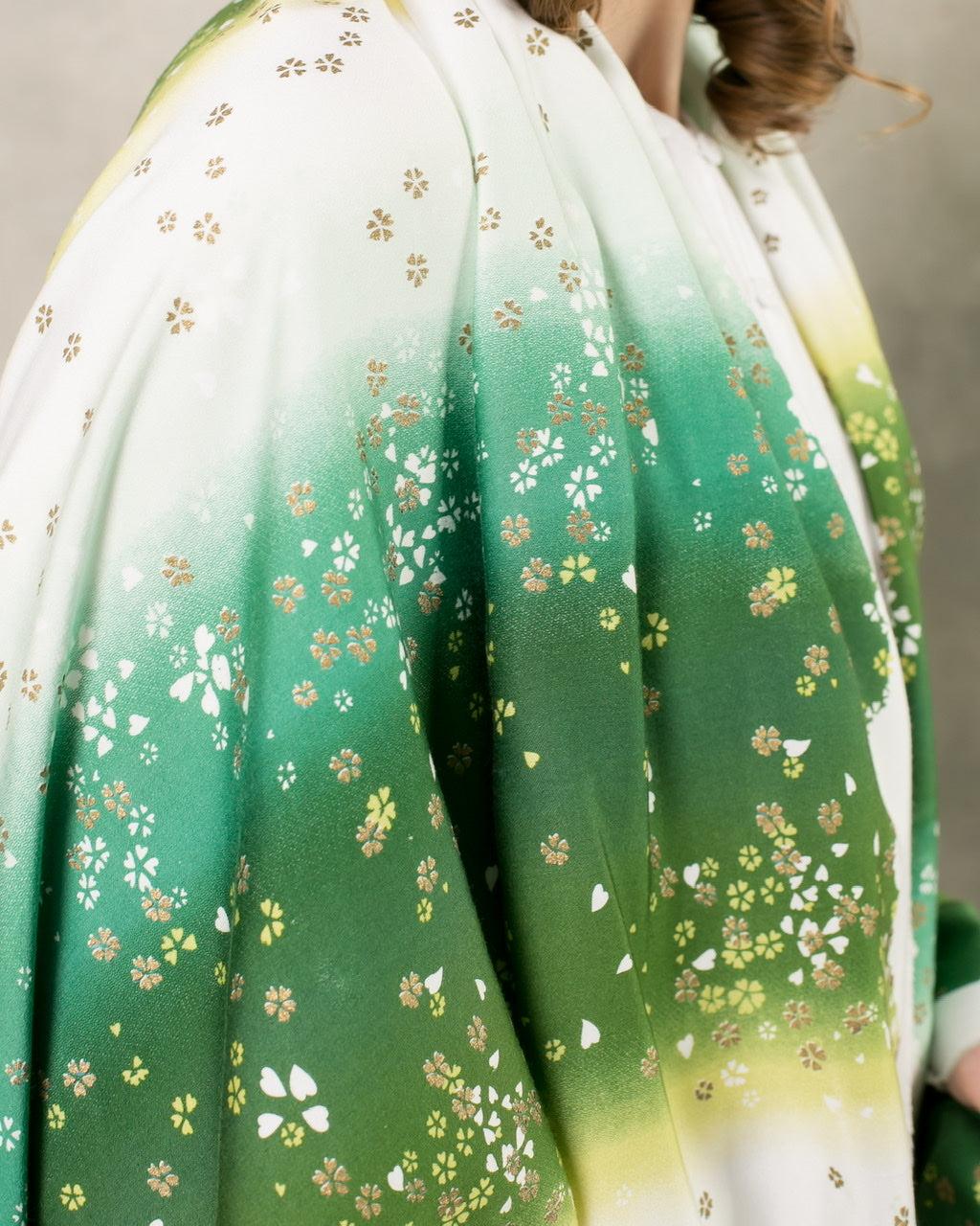 Rayon Broken Sateen | Bunga Gradasi (Japan Flower)