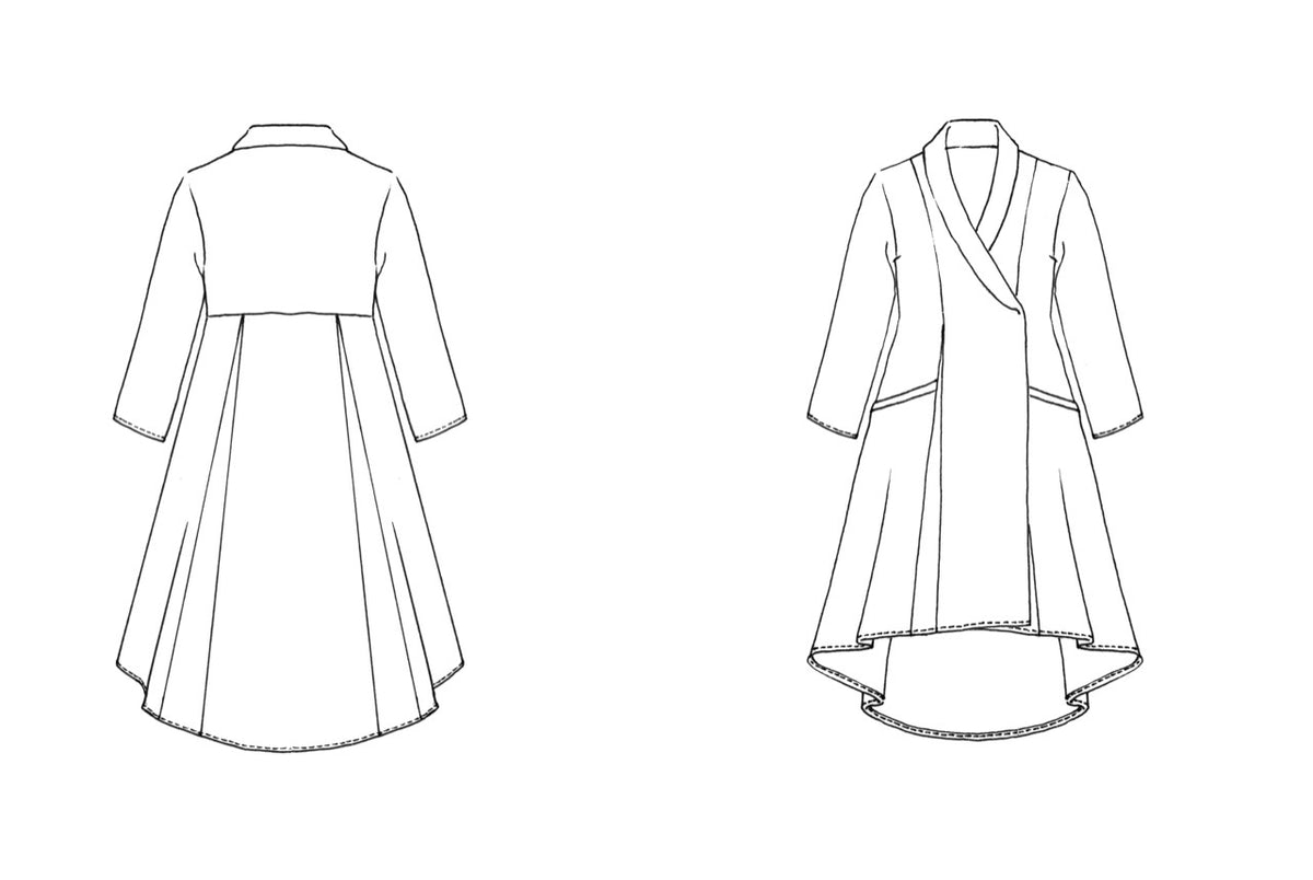 Paper Pattern : Lichen Duster / Dress | Sew Liberated