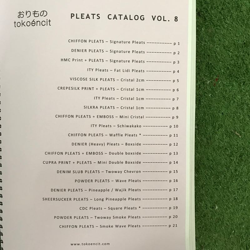 Fabric Catalogue vol 8.1 | PLEATS Collection