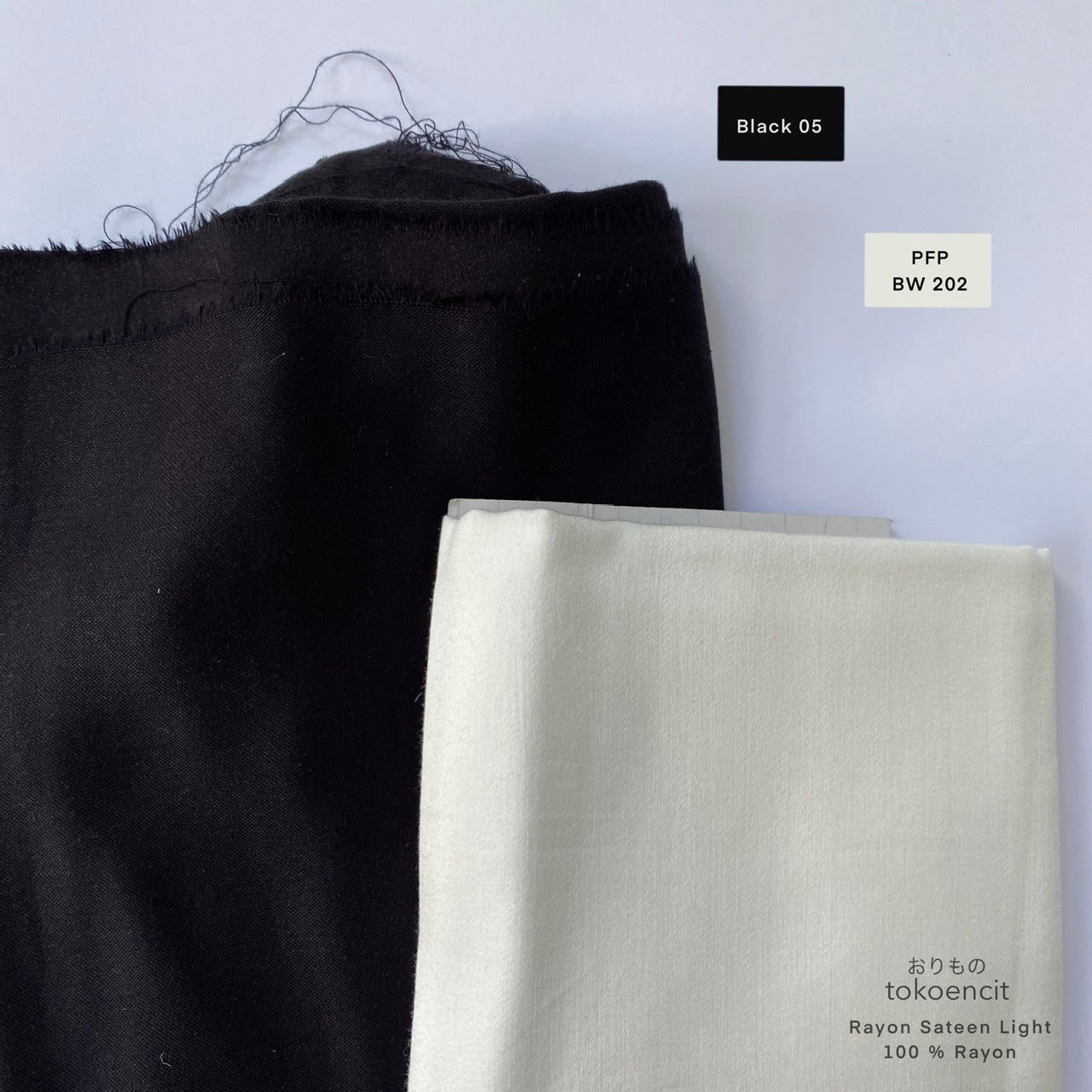 Rayon Sateen Light | Solid
