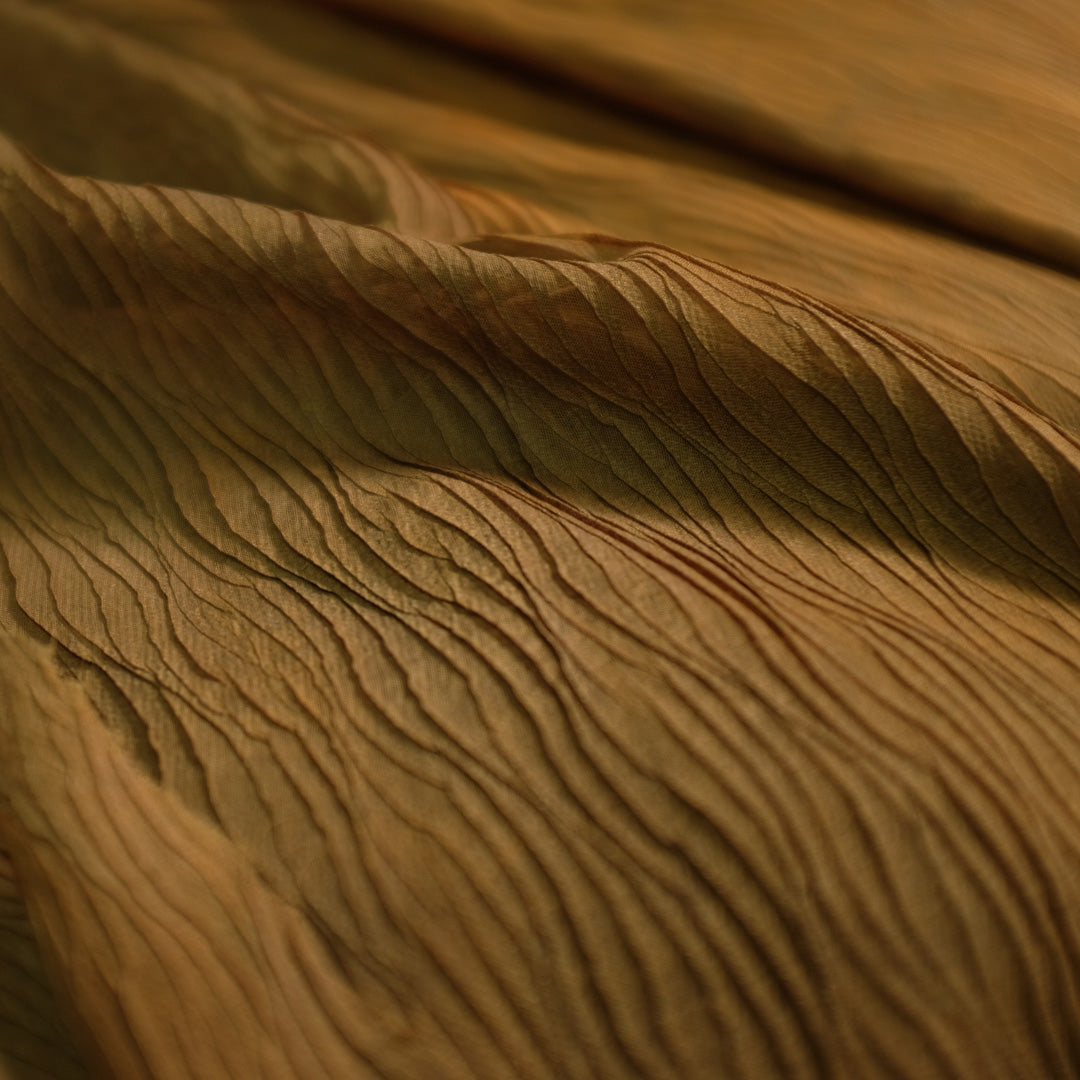 Chiffon Silk | Wave Pleats