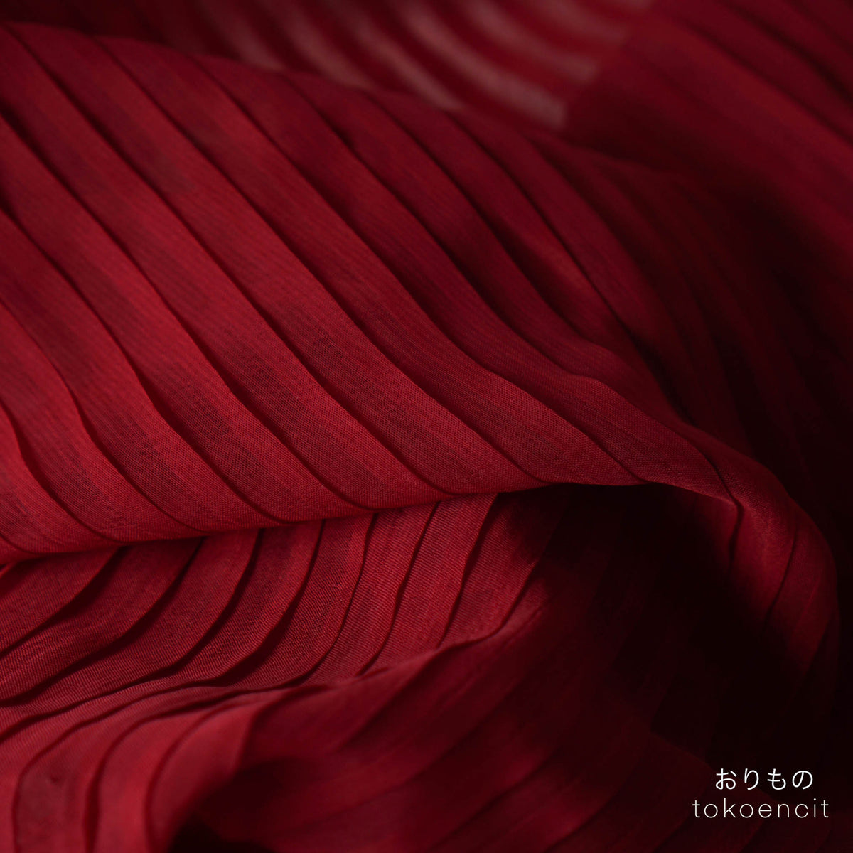 Chiffon Silk | Pleat Cristal 2-1 cm