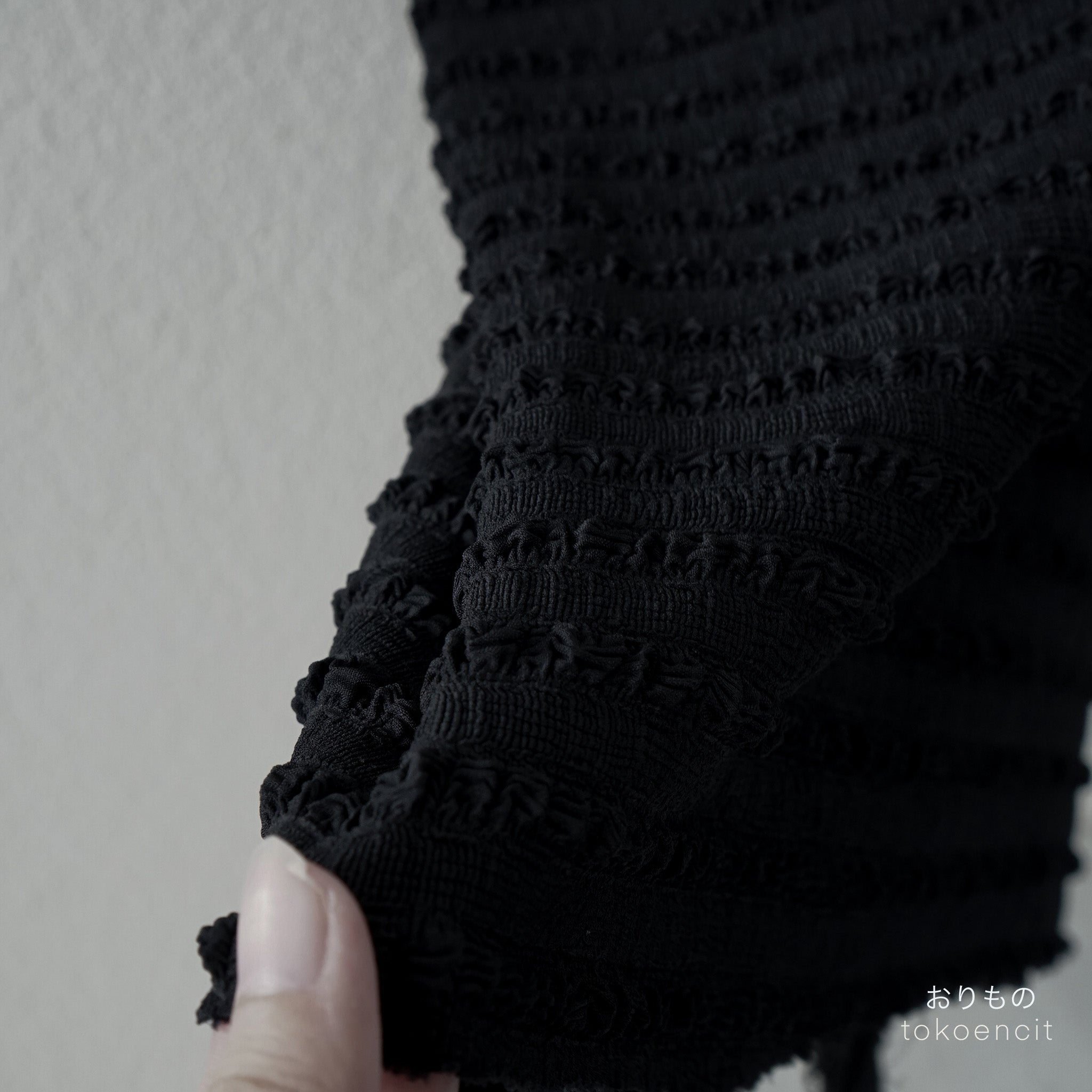 Chiffon Satin | Popcorn Pleat