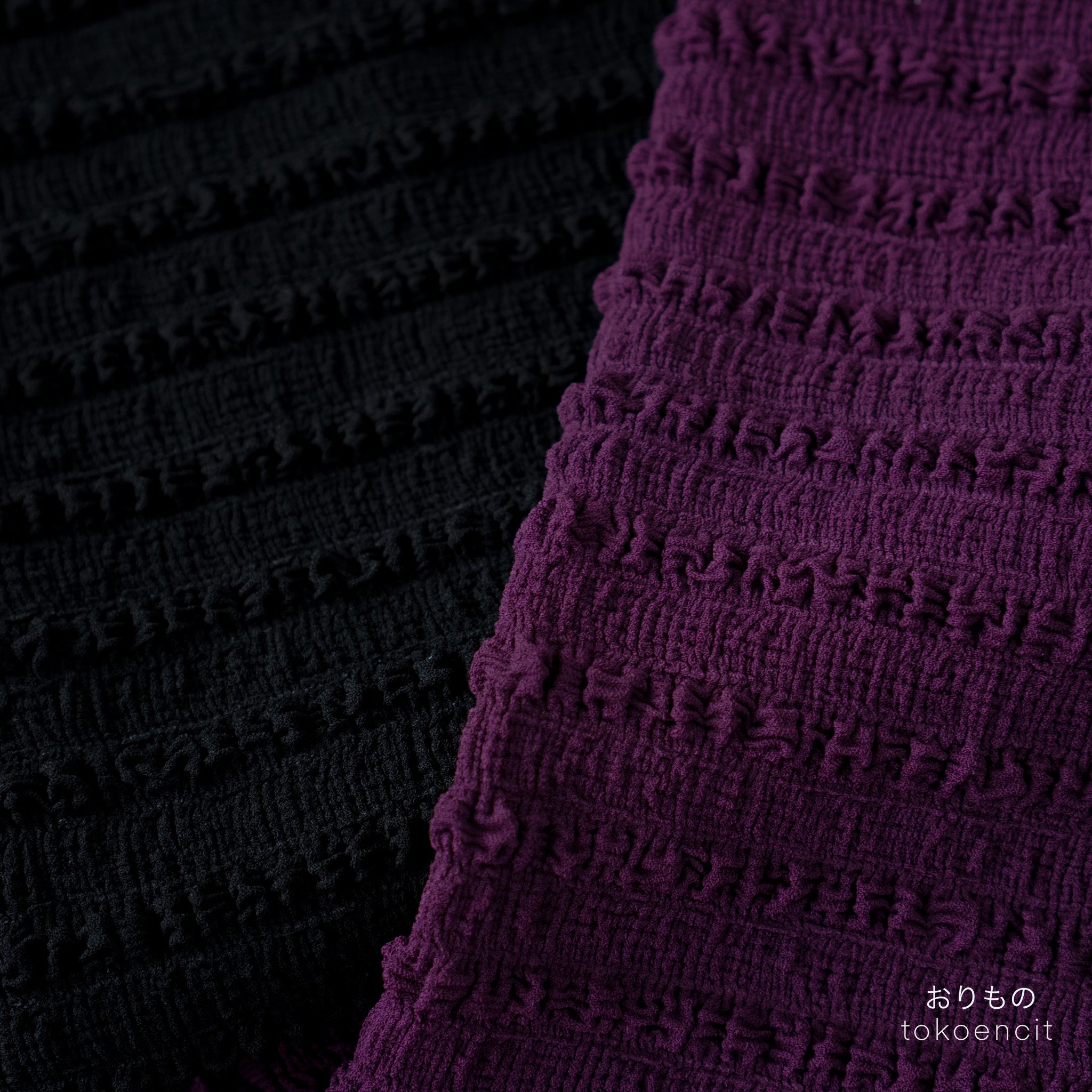 Poly Crepe | Popcorn Pleat
