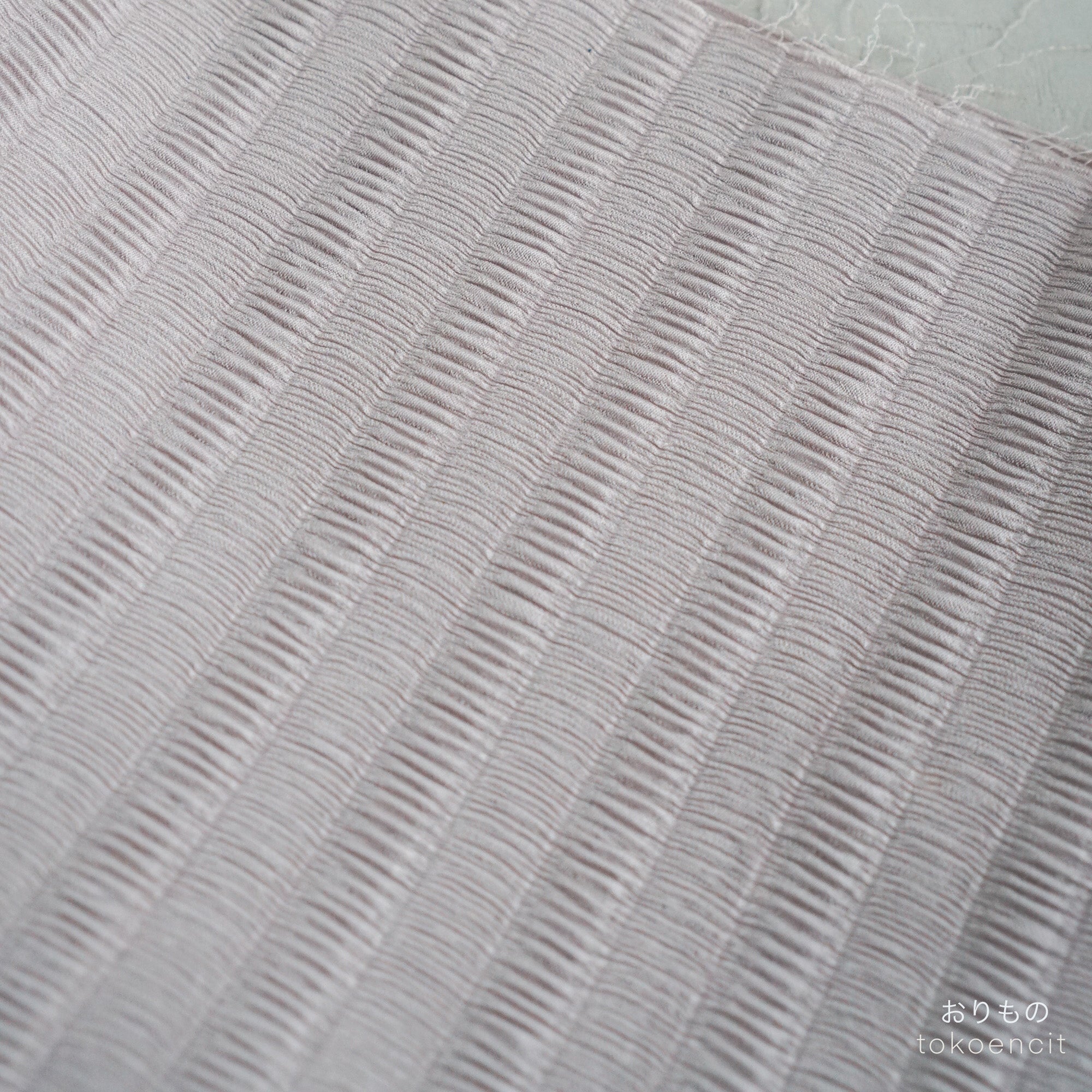 Powder Skin | Pleat Micro Smoke 1cm