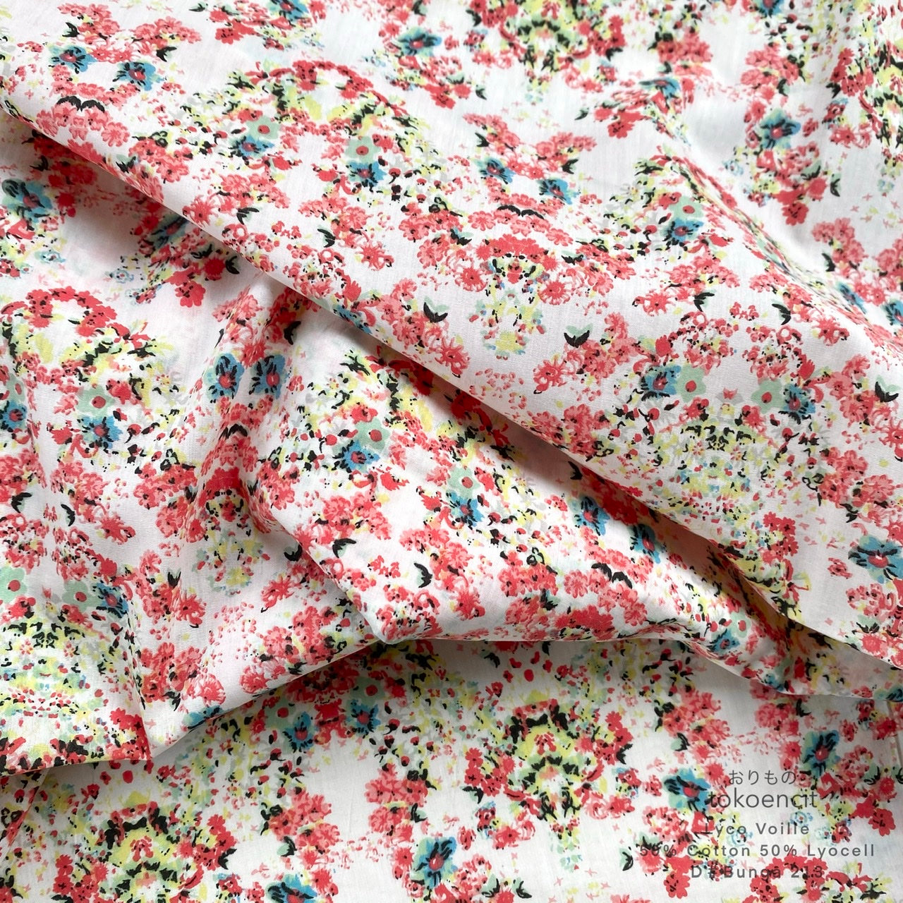 Lyco Voille | Bunga 213 Red/Pink