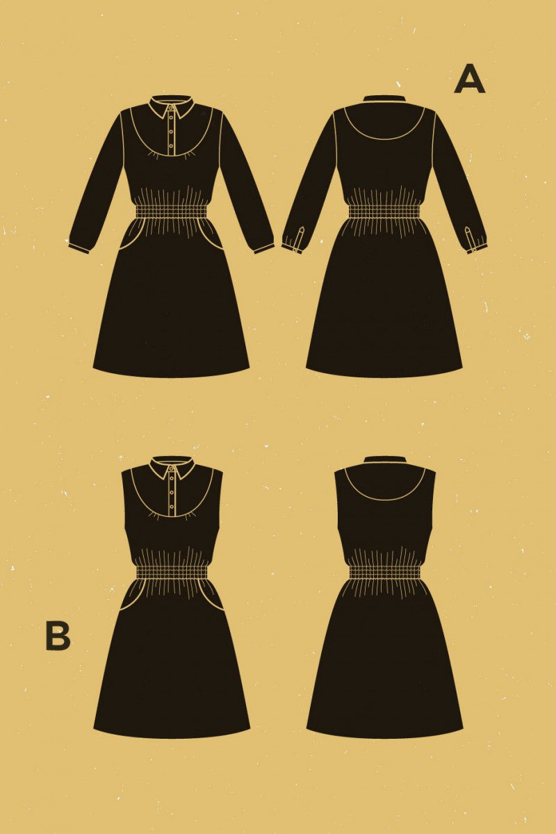 Paper Pattern : Cardamome Dress | Deer and Doe