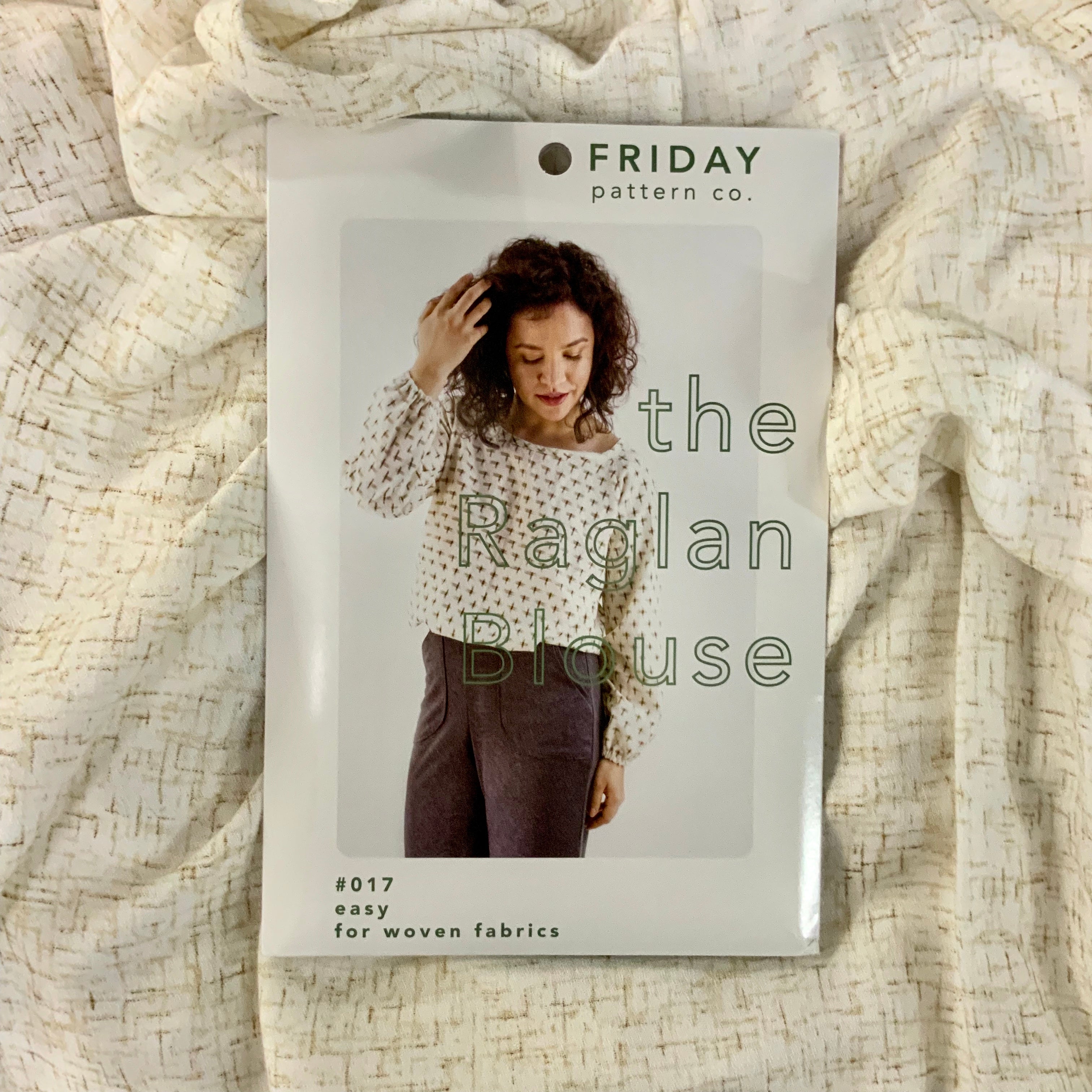 Paper Pattern : Raglan Blouse | Friday Pattern Co
