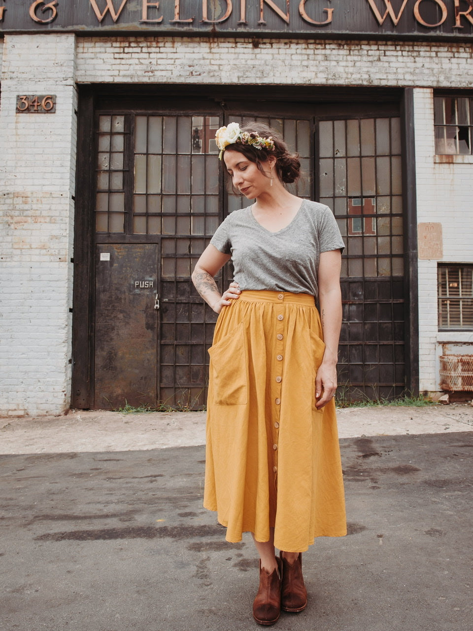 Paper Pattern : Estuary Skirt | Sew Liberated