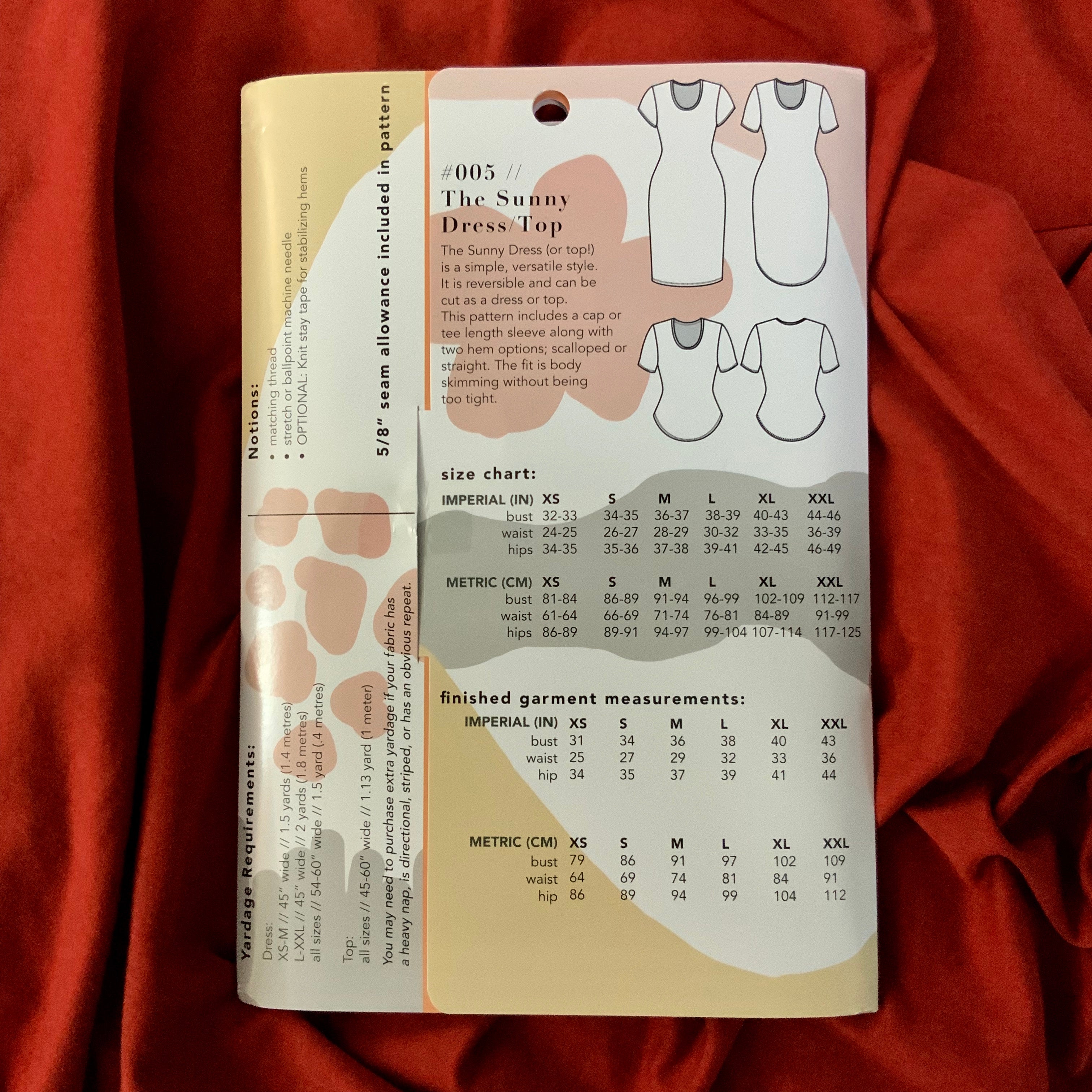Paper Pattern : The Sunny Dress | Friday Pattern Co.