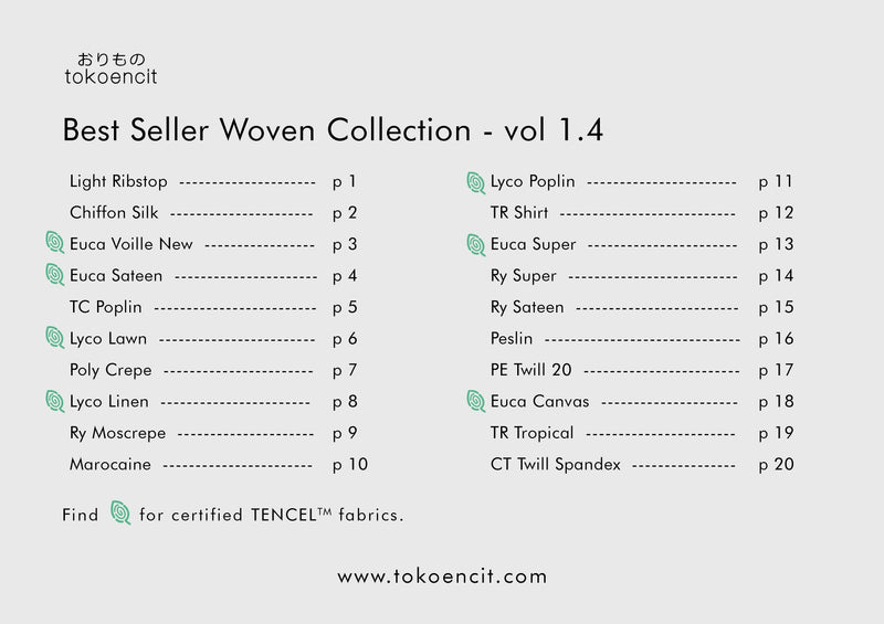 Fabric Catalogue vol 1.4 | Woven collection
