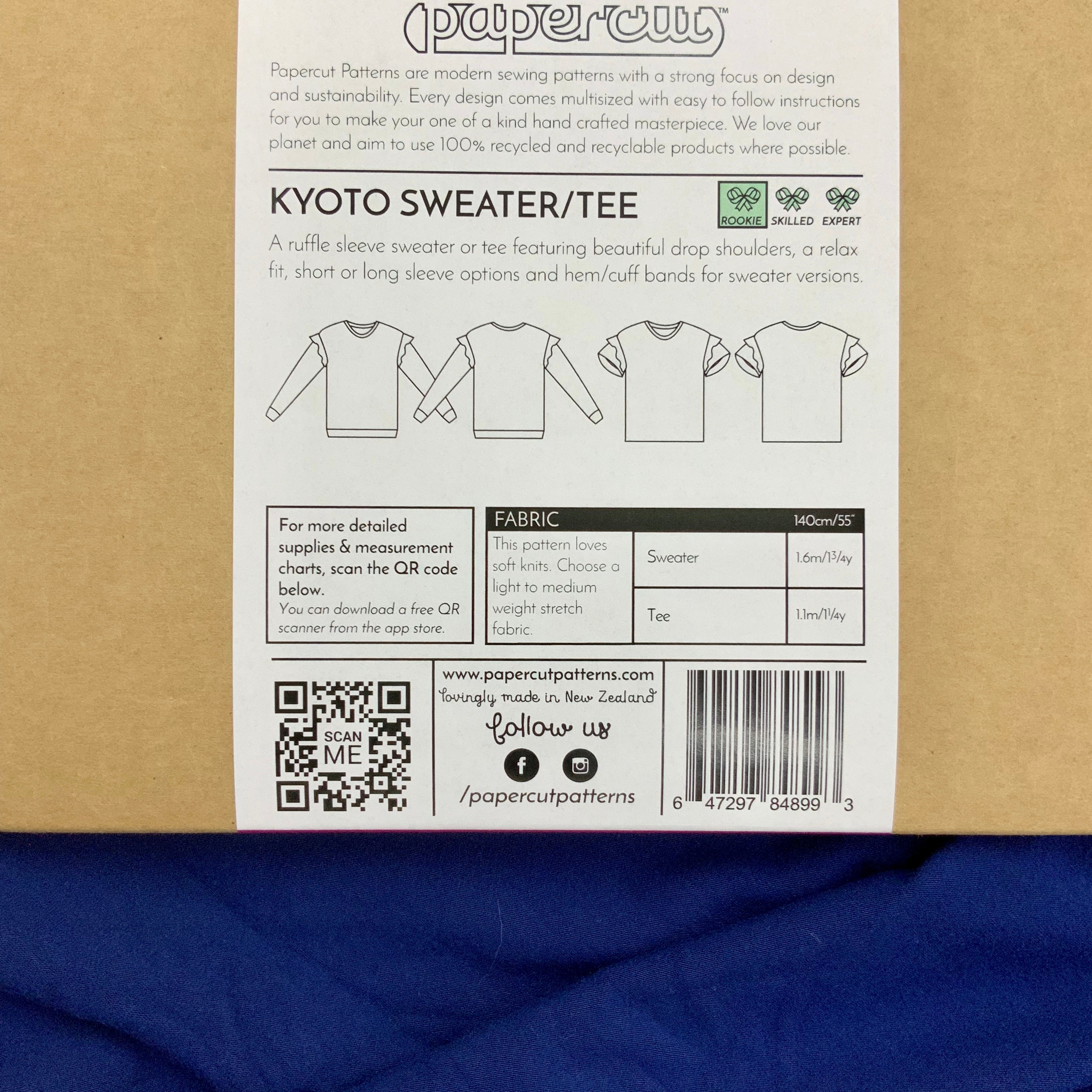 Paper Pattern : Kyoto Sweater/Tee | Papercut Patterns