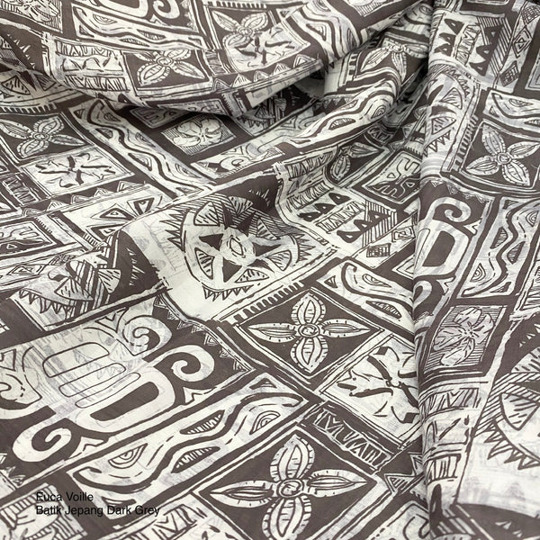 Euca Voille | Batik Jepang Grey