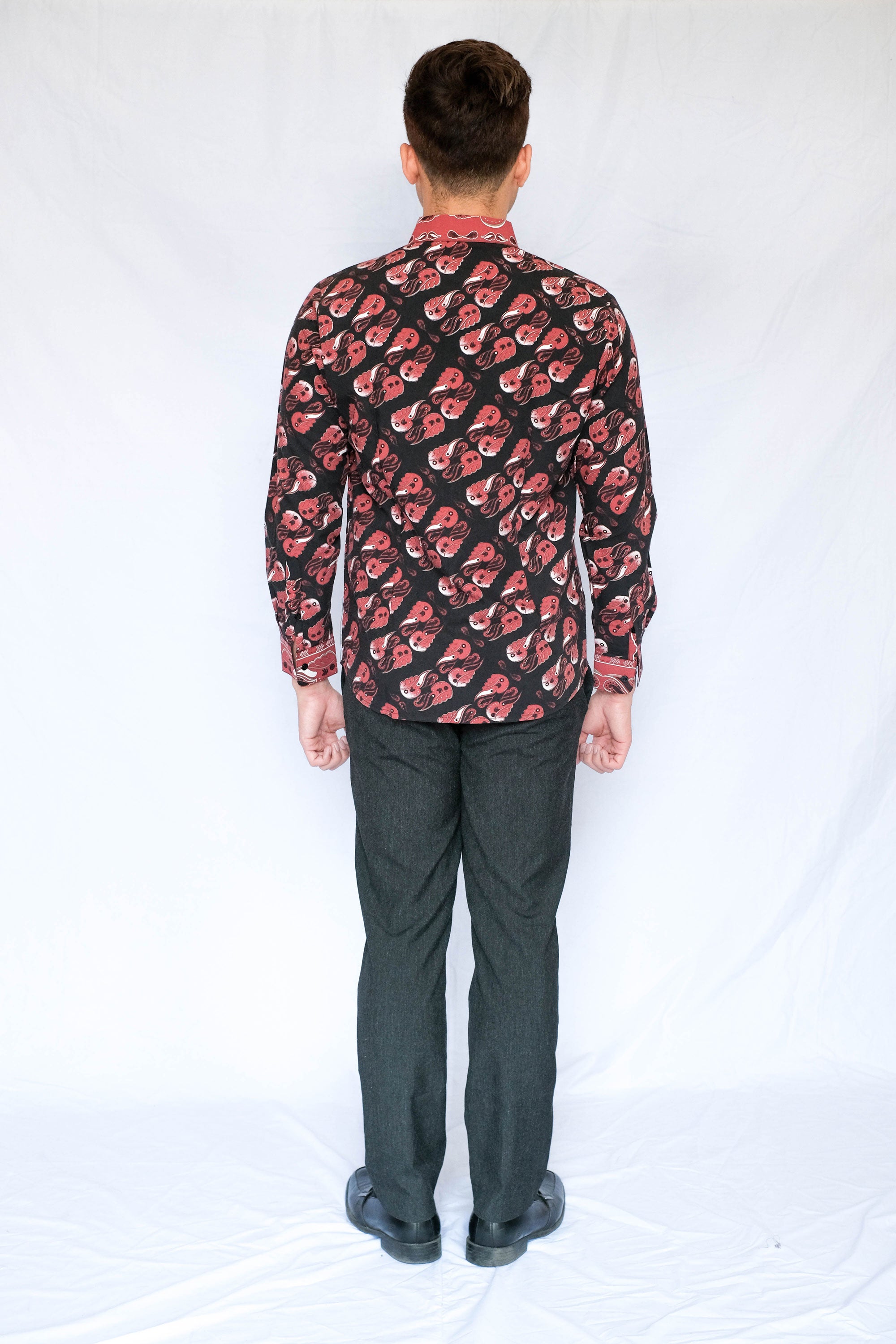 Kemeja Panjang Laki Slimfit | Batik Asmat Parang