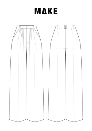 Paper Pattern : Iris Trousers | Make