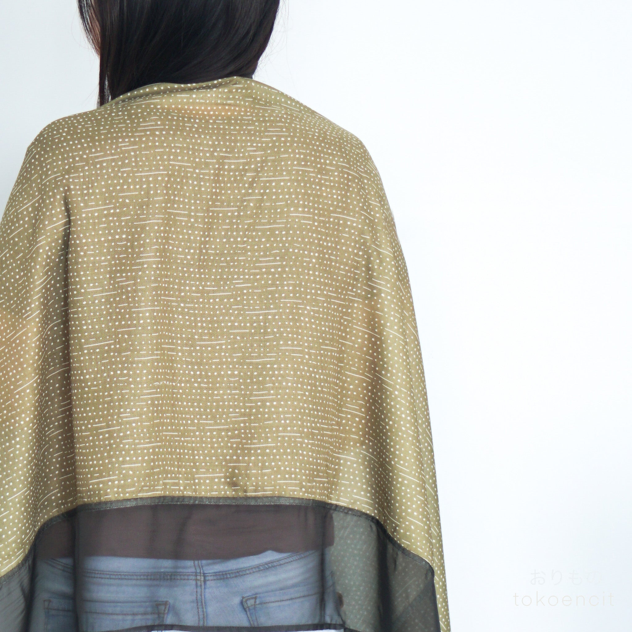 Scarf Corpol | Stripe Dot Allover
