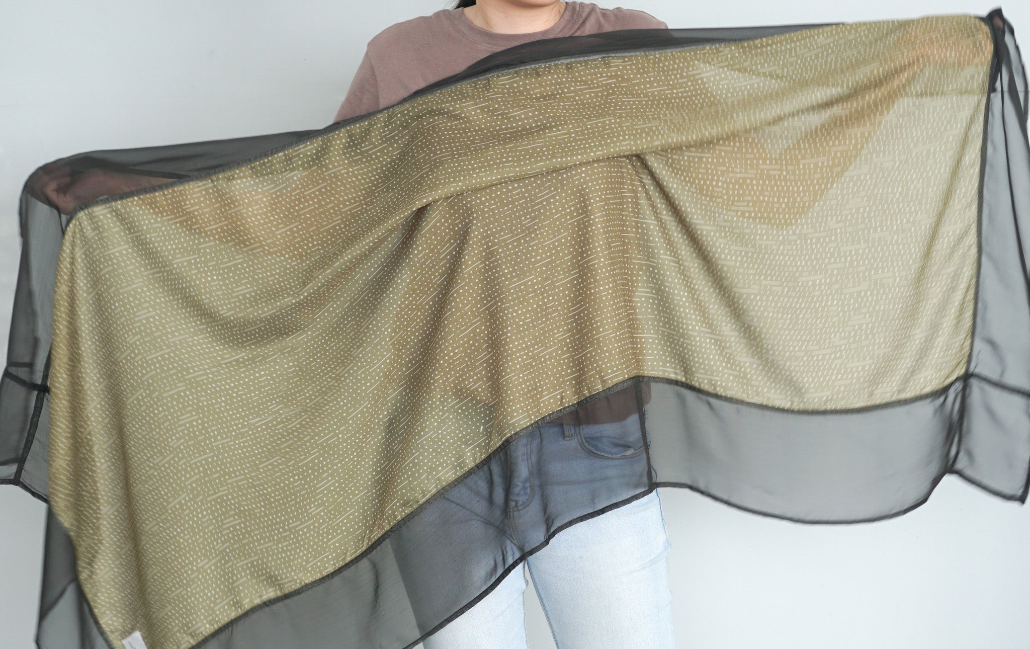 Scarf Corpol | Stripe Dot Allover