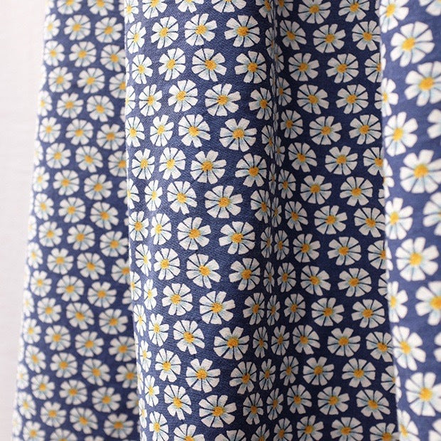 Vico Sateen Spandex | Bunga Daisy