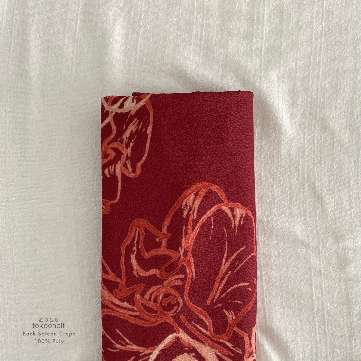 Back Sateen Crepe | Orchid Line