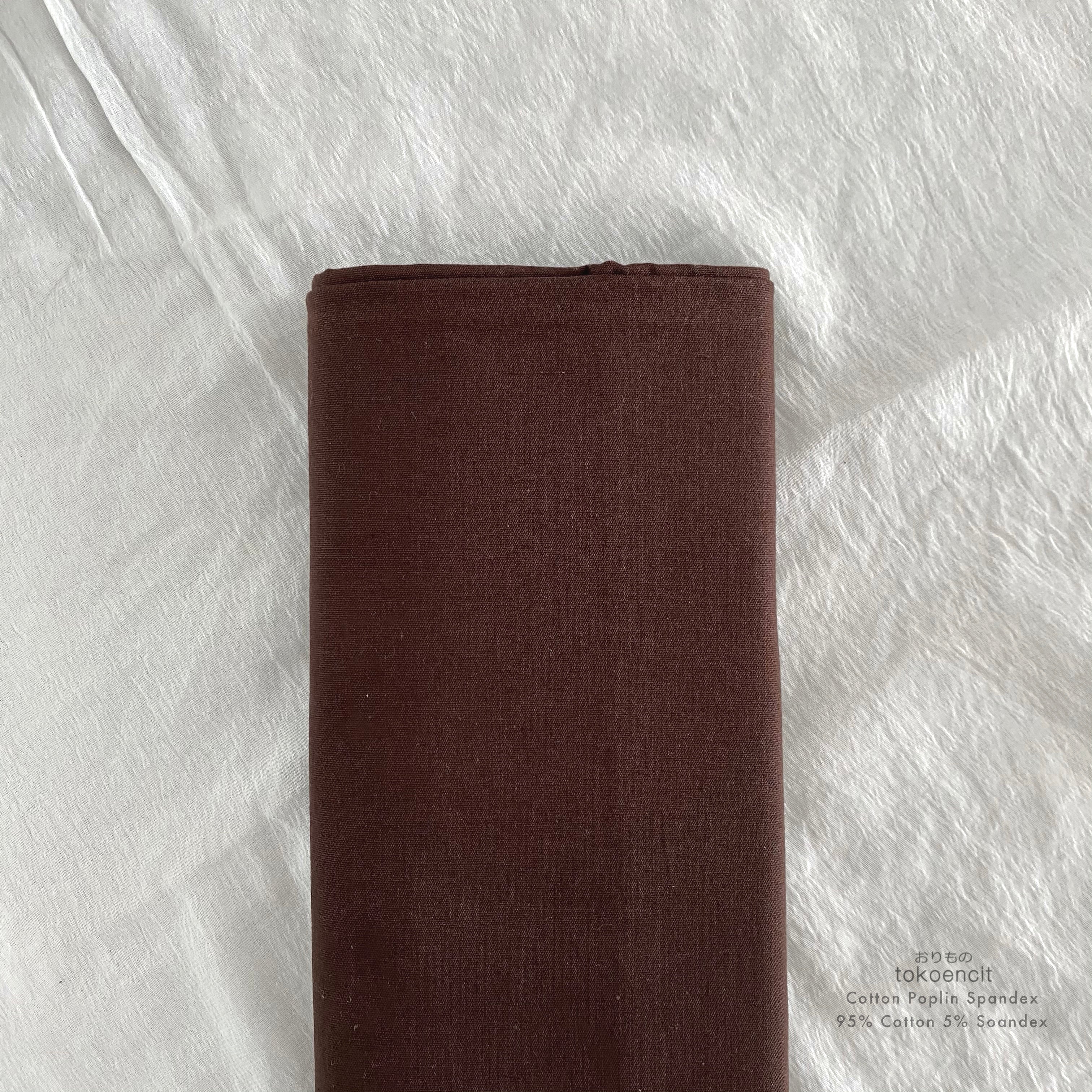 Cotton Poplin Spandex | Solid