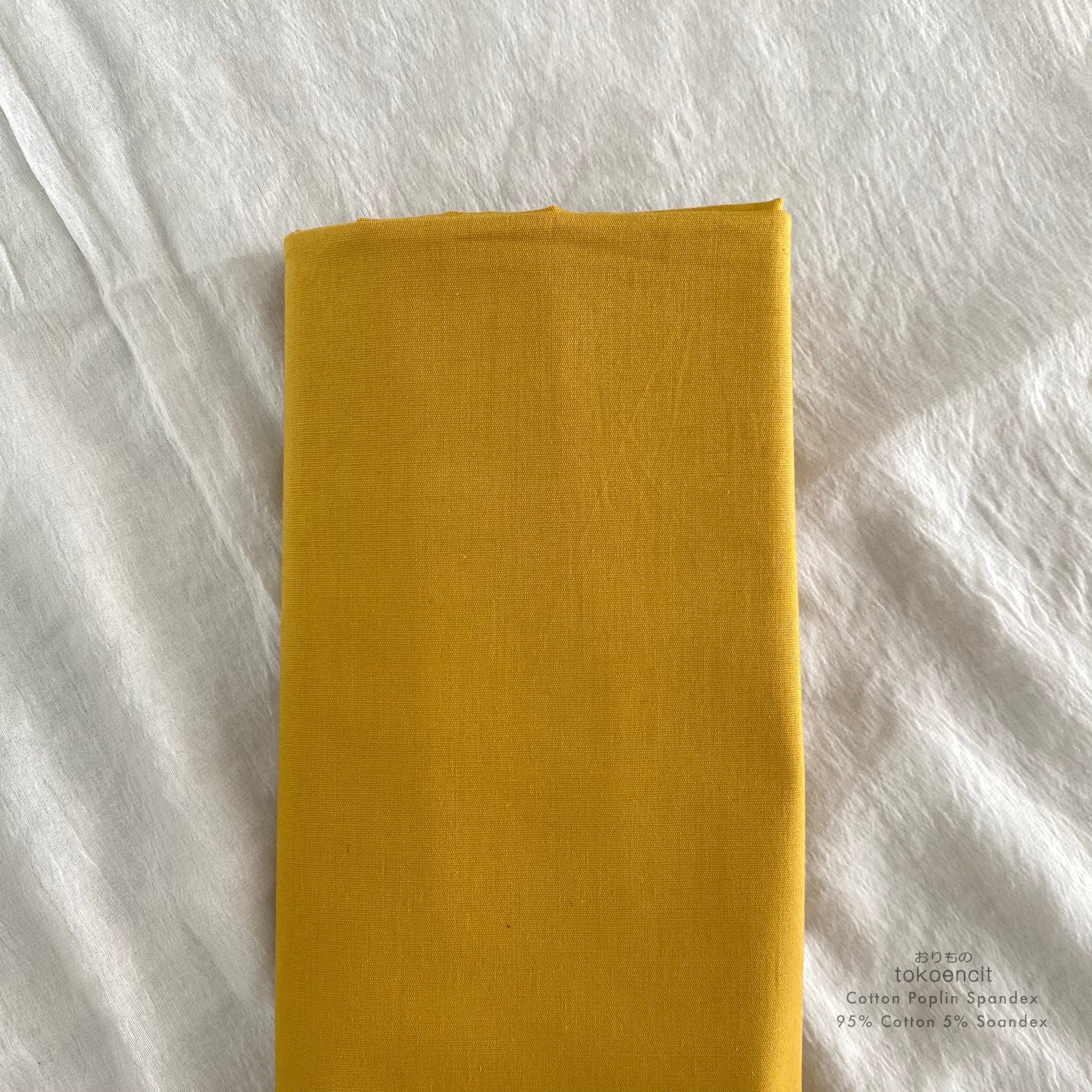 Cotton Poplin Spandex | Solid