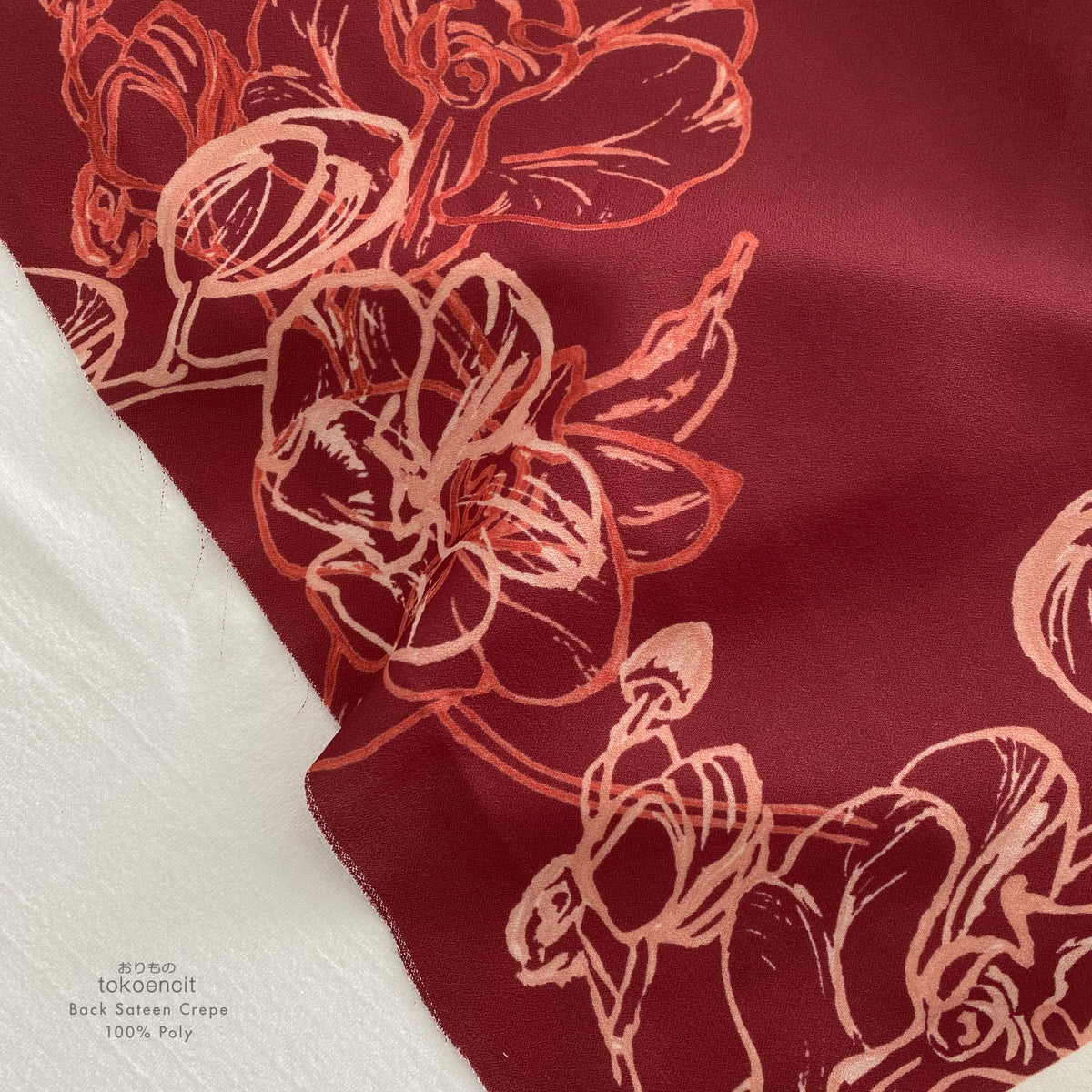 Back Sateen Crepe | Orchid Line